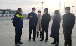 自治區(qū)工商聯(lián)、哈密市工商聯(lián)領(lǐng)導(dǎo)蒞臨哈密巨融能源檢查指導(dǎo)工作